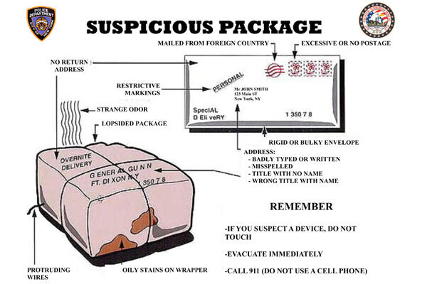 ups suspicious package